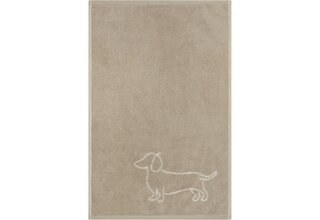 Cawo We love Dogs gemustert 6248 Gastendoekje 30x50 natur/beige