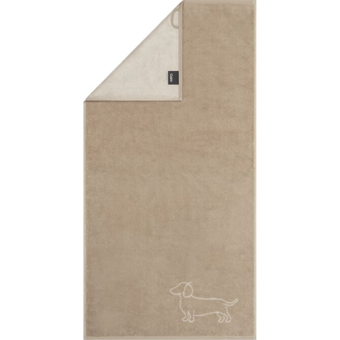 Cawo We love Dogs gemustert 6248 Gastendoekje 30x50 natur/beige