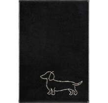 Cawo We love Dogs à motifs 6248 Serviette 50x100 noir/beige