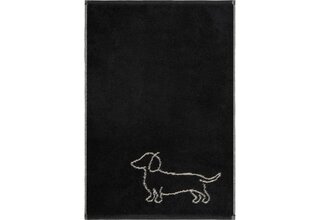 Cawo We love Dogs gemustert 6248 Gastendoekje 30x50 schwarz/beige