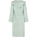 Cawö Cawo Home Peignoir Femme avec Capuche 6219 eucalyptus XL