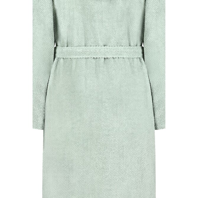 Cawo Home Dames Badjas met Capuchon 6219 eukalyptus XL