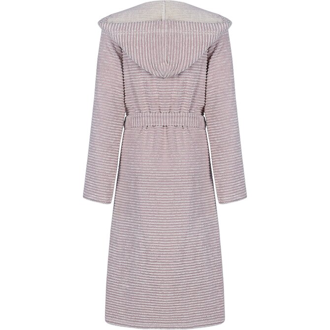 Cawo Home Dames Badjas Extra licht met Capuchon 6221 beere 44