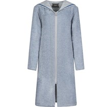 Cawo Home Peignoir Femme Court avec Capuche et Fermeture Éclair 6222 capri 40