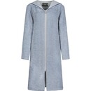 Cawö Cawo Home Peignoir Court pour Femmes avec Capuche et Fermeture Éclair 6222 capri 46