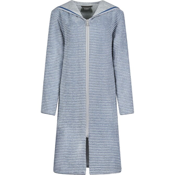 Cawo Home Peignoir Court pour Femmes avec Capuche et Fermeture Éclair 6222 capri 46