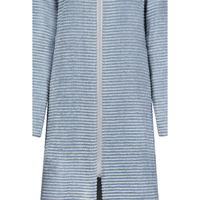 Cawo Home Peignoir Court pour Femmes avec Capuche et Fermeture Éclair 6222 capri 46