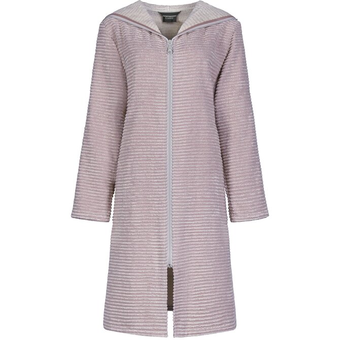 Cawo Home Peignoir Femme Court avec Capuche et Fermeture Éclair 6222 beere 36