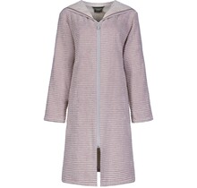 Cawo Home Peignoir Femme Court avec Capuche et Fermeture Éclair 6222 marron 42