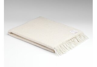 McNutt of Donegal plaid en laine d'agneau 140x200 Lin