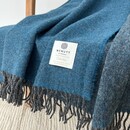 Mcnutt of Donegal McNutt of Donegal  plaid pure wool  Reversible 145x200 Larkspur