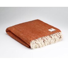 McNutt of Donegal  plaid pure wool Heritage 145x200 Desert sky