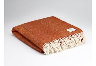 McNutt of Donegal plaid en pure laine Heritage 145x200 Ciel désert