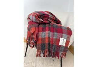McNutt of Donegal plaid en pure laine Home 145x200 Fireside check