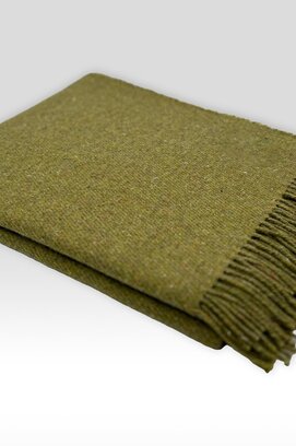 McNutt of Donegal plaid Forever Wool 145x200 Olive