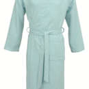 Carl Ross Carl Ross Unisex Badjas Kimono 38100 Ocean blue/Offwhite M