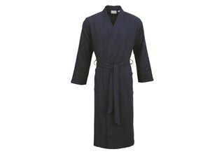 Carl Ross Unisex Badjas Kimono 38100 Night blue/Ocean blue L