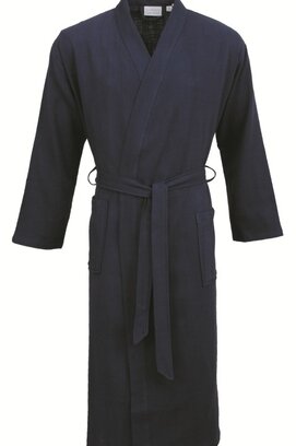 Carl Ross Peignoir Unisexe Kimono 38100 Bleu nuit/Bleu océan XL