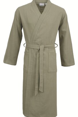 Carl Ross Peignoir Unisexe Kimono 38100 Vert forêt/Argent S