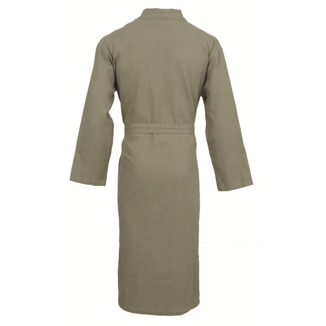 Carl Ross Peignoir Unisexe Kimono 38100 Vert forêt/Argent XL