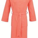 Carl Ross Carl Ross Unisex Badjas Kimono 38100 Coral/Offwhite S