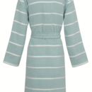 Carl Ross Carl Ross Unisex Badjas Kimono 33110 Ocean blue/Offwhite M