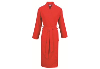 Carl Ross Peignoir Unisexe Kimono 37100 Rouge intense/Rose L