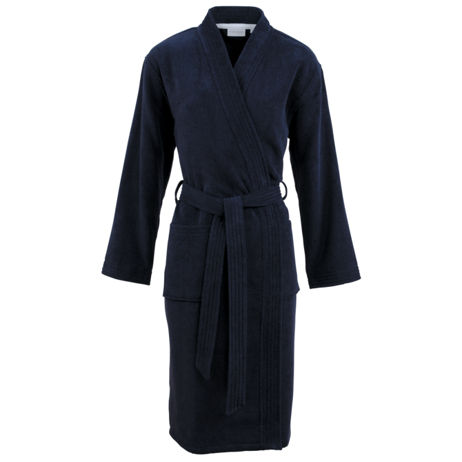 Carl Ross Unisex Badjas Kimono 37100 Night blue/White XL