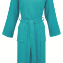Carl Ross Carl Ross Unisex Badjas Kimono 37100 Turquoise/White M