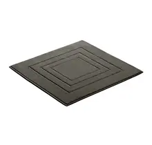 Tapis de bidet Vossen Feeling gris ardoise 60x60