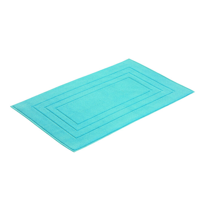 Tapis de bain Vossen Feeling bleu azur clair 67x120