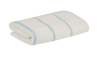 Carl Ross Saunahanddoek 18300 Offwhite/Ocean Blue  70x200