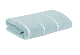Carl Ross Serviette de Sauna 18300 Bleu Océan/Blanc Cassé 70x200