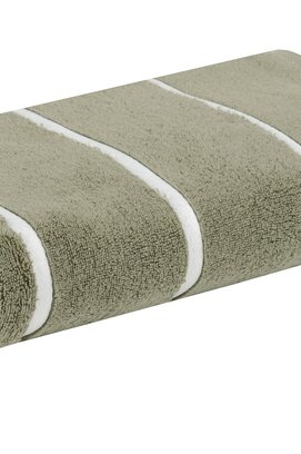 Carl Ross Serviette de sauna 18300 Vert citron/Blanc cassé 70x200