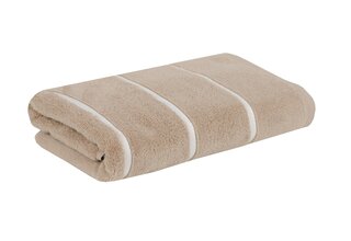 Carl Ross Serviette de Sauna 18300 Kaki/Blanc Cassé 70x200
