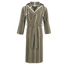 Carl Ross Peignoir Unisexe avec Capuche 35300 Vert citron/Blanc cassé L