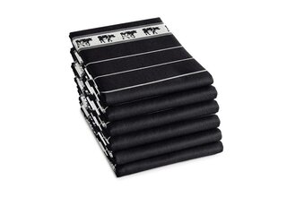 DDDDD Torchons Vache 60x65 Noir