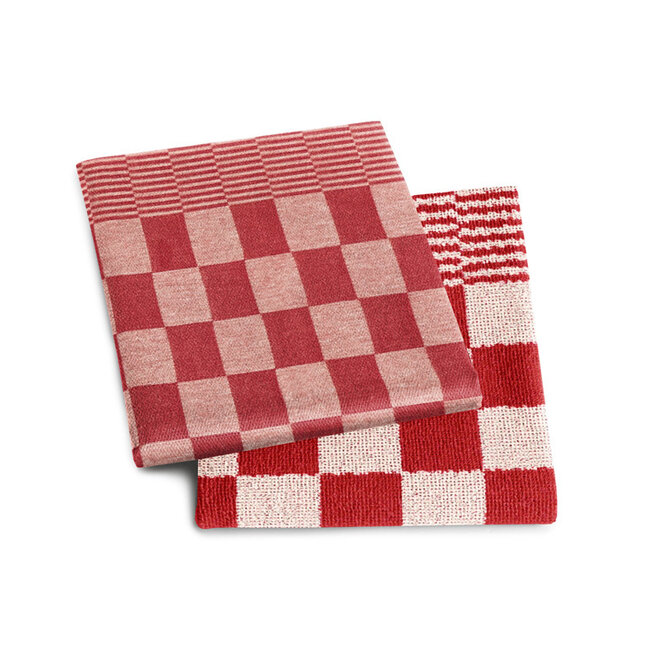 DDDDD Torchons Barbecue 60x65 Rouge