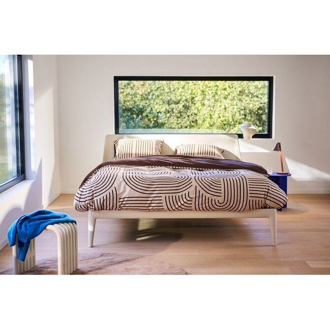 Housse de couette Auping Cedar Waves 240x200/220 Marron