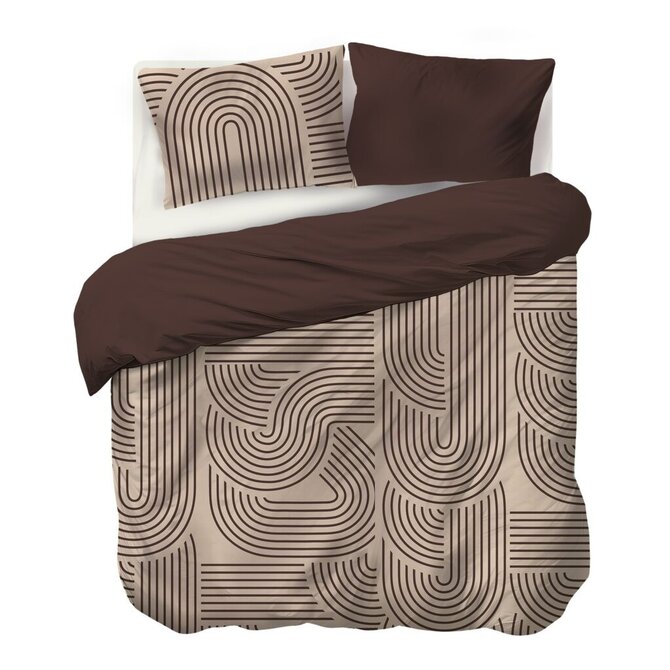 Auping Cedar Waves dekbedovertrek 240x200/220 Brown