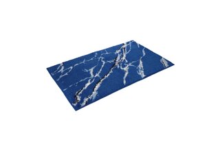 Tapis de bain Vossen Marble 60x100 bleu profond