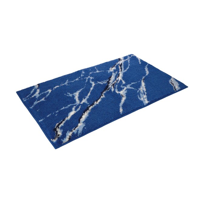Vossen Marble Badmat 60x100 deep blue