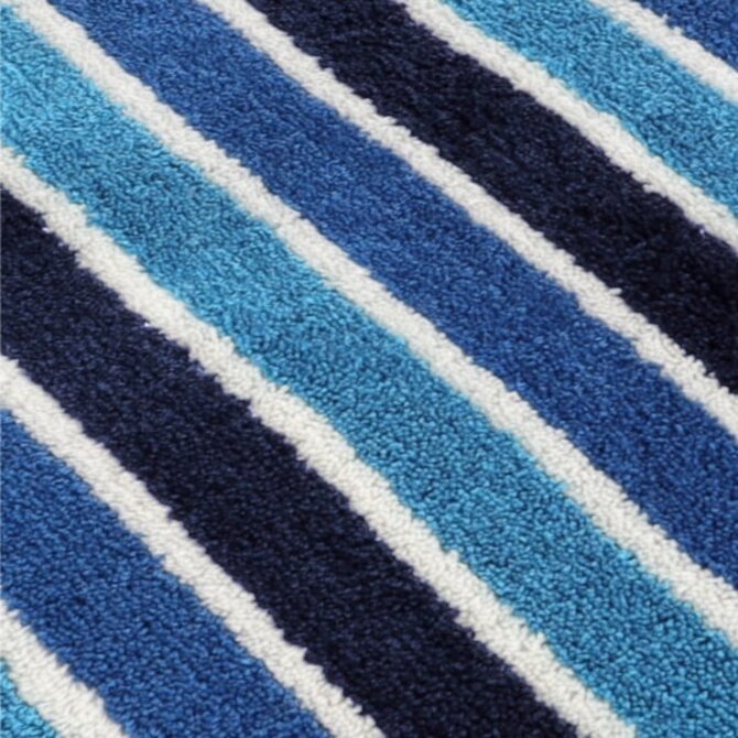 Vossen Fancy Tapis de Bain 70x120 bleu reflex