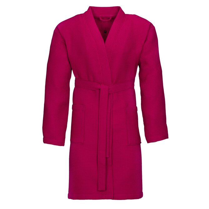 Peignoir unisexe Vossen ROM Pique-U cranberry S