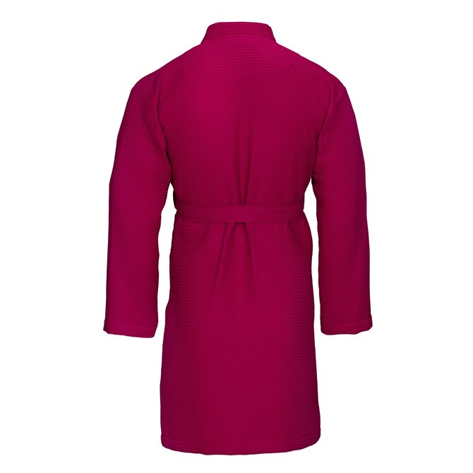 Vossen Unisex badjas ROM Pique-U cranberry S