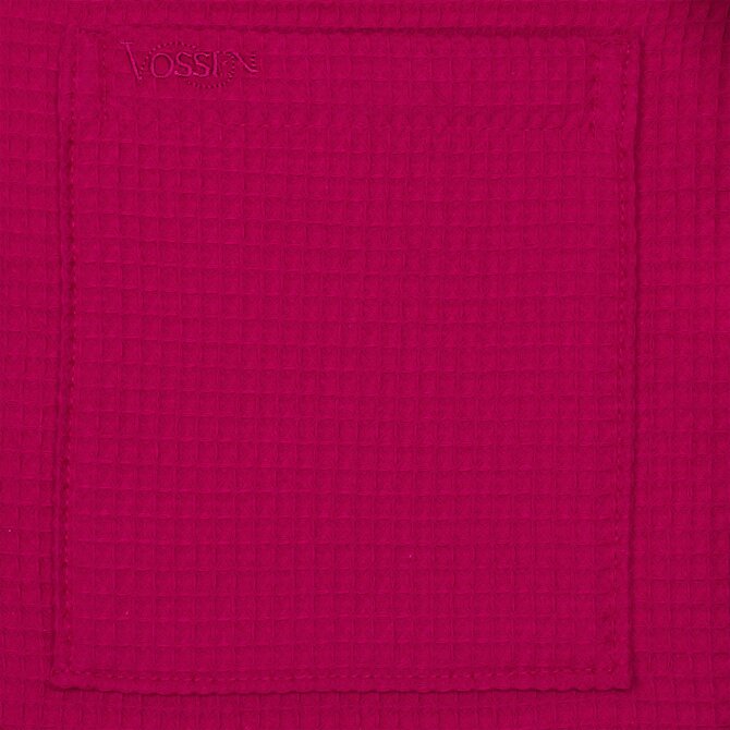 Peignoir unisexe Vossen ROM Pique-U cranberry M