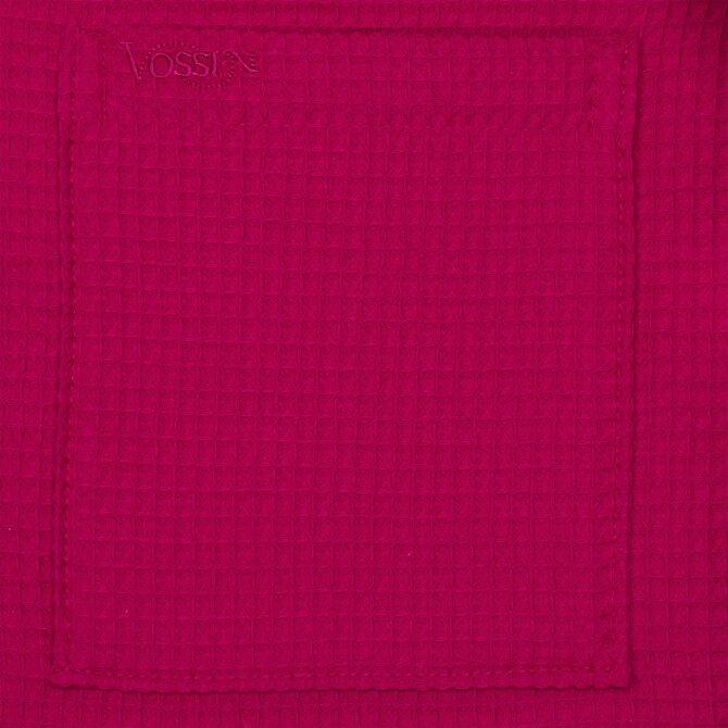 Vossen Unisex badjas ROM Pique-U cranberry XL