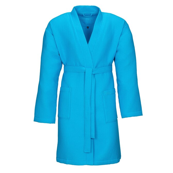 Peignoir unisexe Vossen ROM Pique-U turquoise S