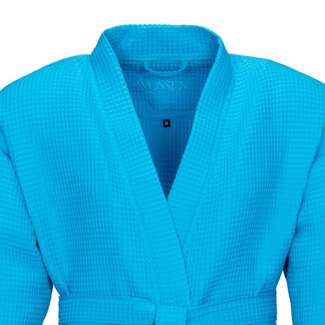 Peignoir unisexe Vossen ROM Pique-U turquoise S