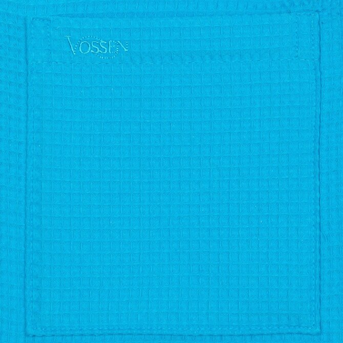 Vossen Unisex badjas ROM Pique-U turquoise XL